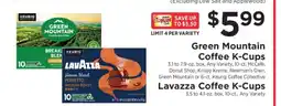 ShopRite Green Mountain Coffee K-Cups offer