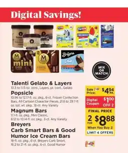 ShopRite Talenti Gelato & Layers offer