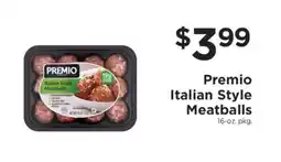 ShopRite Premio Italian Style Meatballs offer