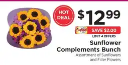 ShopRite Sunflower Complements Bunch offer