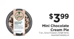 ShopRite Mini Chocolate Cream Pie offer