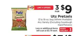 ShopRite Utz Pretzels offer
