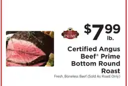 ShopRite Certified Angus Beef Prime Bottom Round Roast offer