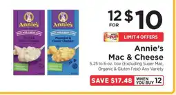 ShopRite Annie's Mac & Cheese offer