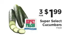 ShopRite Super Select Cucumbers offer