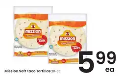 Albertsons Mission Soft Taco Tortillas offer