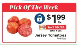 ShopRite Jersey Tomatoes offer