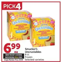 Albertsons Smucker's Uncrustables offer