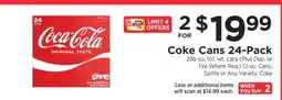 ShopRite Coke Cans 24-Pack offer