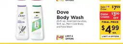 ShopRite Dove Body Wash offer