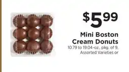 ShopRite Mini Boston Cream Donuts offer
