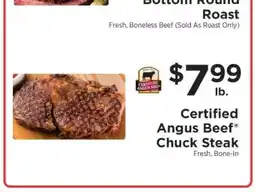 ShopRite Certified Angus Beef Chuck Steak offer