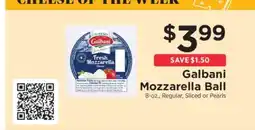 ShopRite Galbani Mozzarella Ball offer
