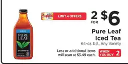 ShopRite Pure Leaf Iced Tea offer