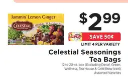 ShopRite Celestial Seasonings Tea Bags offer