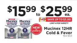 ShopRite Mucinex 12HR Cold & Fever offer
