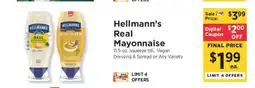 ShopRite Hellmann's Real Mayonnaise offer