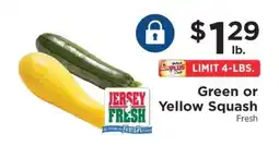 ShopRite Green or Yellow Squash offer