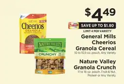 ShopRite General Mills Cheerios Granola Cereal offer