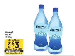 Albertsons Eternal Water offer