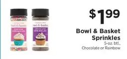 ShopRite Bowl & Basket Sprinkles offer