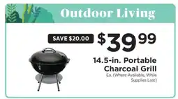 ShopRite 14.5-In. Portable Charcoal Grill offer
