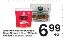 Albertsons Lakanto Sweetener Pouch, Open Nature Walnuts Shelled offer