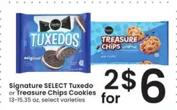 Albertsons Signature SELECT Tuxedo or Treasure Chips Cookies offer