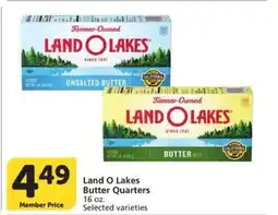 Albertsons Land O Lakes Butter Quarters offer