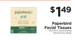 ShopRite Paperbird Facial Tissues offer