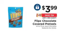 ShopRite Flipz Chocolate Covered Pretzels offer