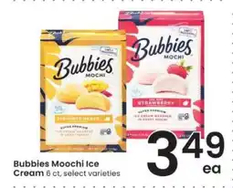Albertsons Bubbies Moochi Ice Cream offer