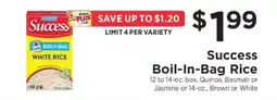 ShopRite Success Boil-In-Bag Rice offer