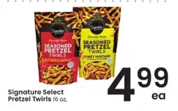Albertsons Signature Select Pretzel Twirls offer