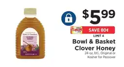 ShopRite Bowl & Basket Clover Honey offer