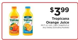 ShopRite Tropicana Orange Juice offer