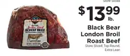 ShopRite Black Bear London Broil Roast Beef offer