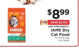 ShopRite Iams Dry Cat Food offer