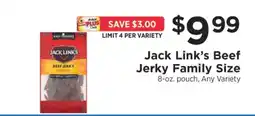 ShopRite Jack Link’s Beef Jerky Family Size offer