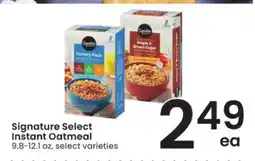 Albertsons Signature SELECT Instant Oatmeal offer