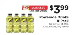 ShopRite Powerade Drinks 8-Pack offer
