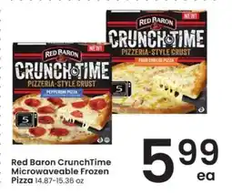 Albertsons Red Baron CrunchTime Microwaveable Frozen Pizza offer