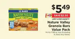 ShopRite Nature Valley Granola Bars Value Pack offer