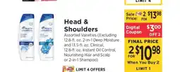 ShopRite Head & Shoulders offer