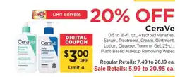 ShopRite CeraVé offer