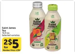 Albertsons Saint James Tea offer