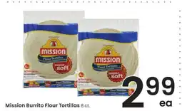 Albertsons Mission Burrito Flour Tortillas offer