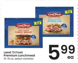 Albertsons Land O'Frost Premium Lunchmeat offer