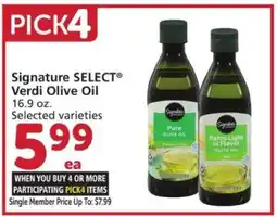 Albertsons Signature SELECT Verdi Olive Oil offer