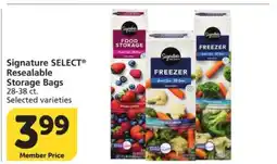 Albertsons Signature SELECT Resealable Storage Bags offer